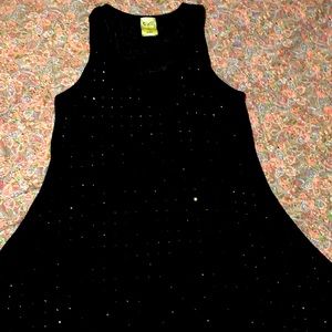 Sleeveless dress sparkles. Stretchy XL by VOCAL